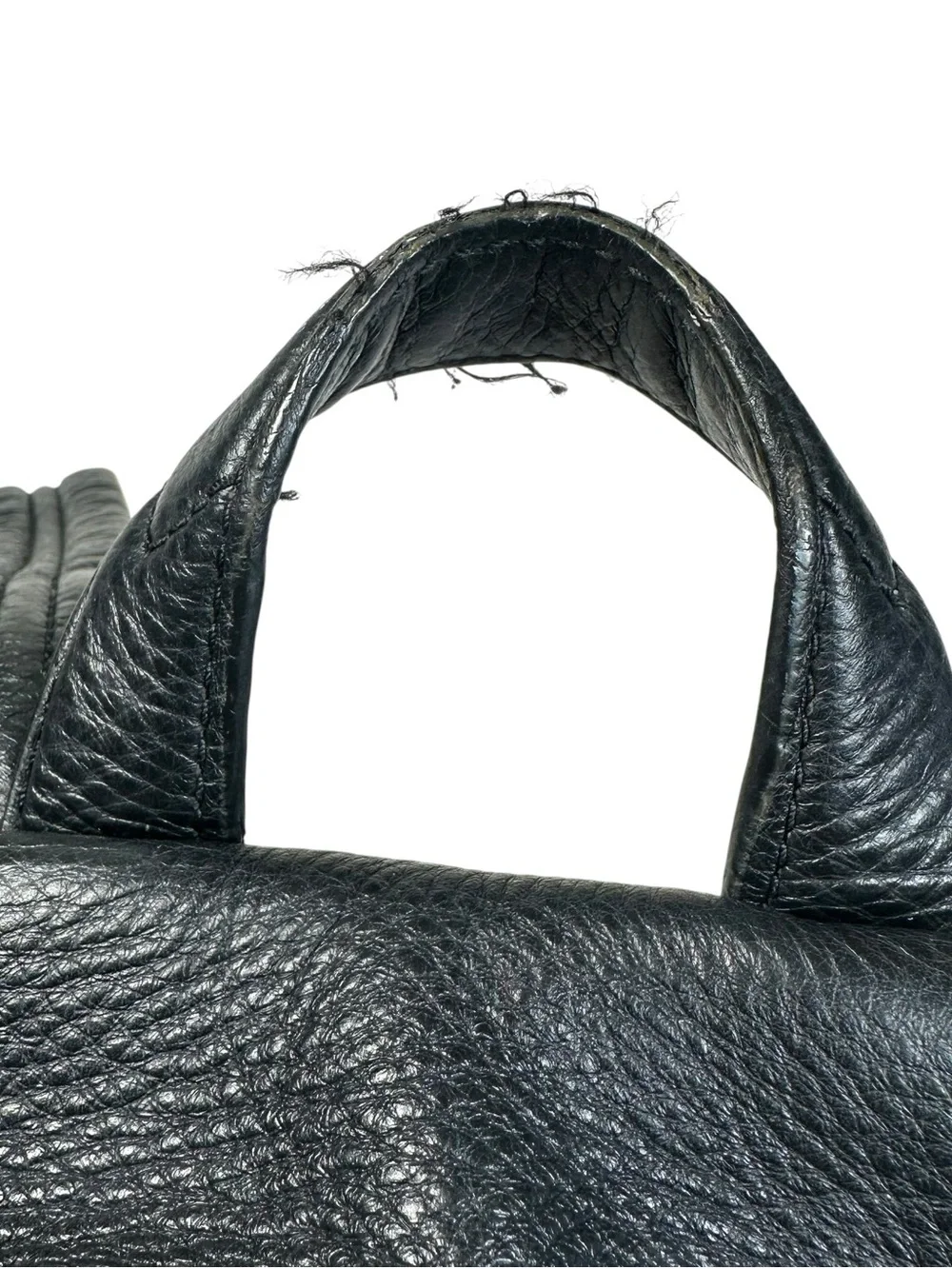 Marc Jacobs Black Leather Backpack Multi Zipper Shoulder Purse Soft Leather 8134